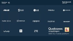Más de una docena de fabricantes lanzarán teléfonos inteligentes con el chipset Snapdragon 888. (Fuente de la imagen: Qualcomm)