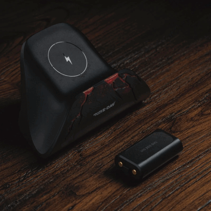 La base de carga 8BitDo Ultimate para mandos de Xbox — Gears of War: E-Day — incluye una batería inalámbrica.