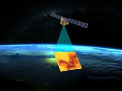 Una imagen del satélite MethaneSAT. (Fuente de la imagen: MethaneSAT - EDF)