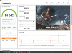 Fire Strike en modo Juego con el controlador Gaming