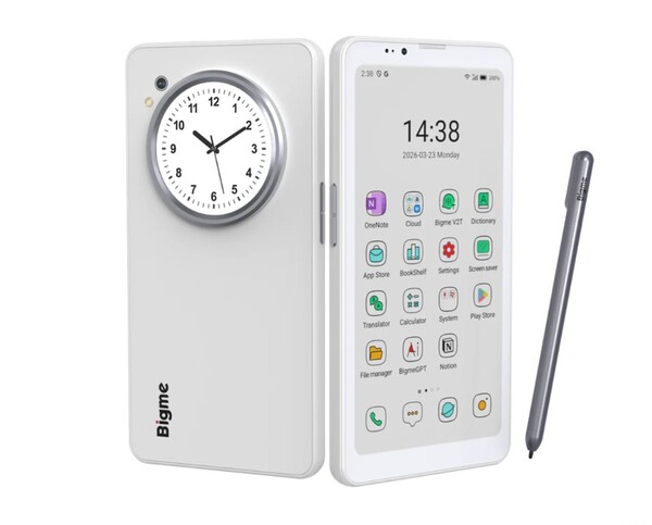 La Bigme HiBreak dual tiene dos pantallas y soporte para lápiz óptico.