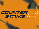 Pancarta de Counter-Strike 2 con M249s superpuestas.