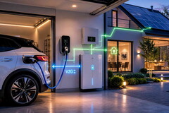 Los vehículos eléctricos modernos también pueden funcionar como sistemas de almacenamiento de energía bidireccionales, suministrando energía a una vivienda unifamiliar