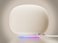 El altavoz Google Home está disponible en cuatro colores, entre ellos el «Porcelain».