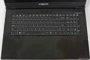 Disposición del teclado similar a la del Raptor X15