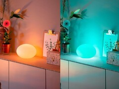 Se espera que Philips Hue lance próximamente una versión mejorada de la lámpara de mesa Flourish (en la imagen). (Fuente de la imagen: Philips Hue)