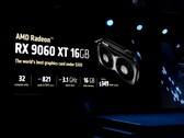 AMD ha mostrado oficialmente la GPU Radeon Rx 9060 XT en Computex 2025 (fuente de la imagen: AMD)