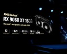AMD ha mostrado oficialmente la GPU Radeon Rx 9060 XT en Computex 2025 (fuente de la imagen: AMD)