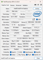 GPU-Z: Gráficos Intel