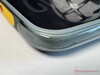 Los airbags situados en las curvas están diseñados para amortiguar las caídas