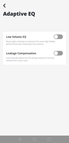 La aplicación también le permite ajustar la configuración del ecualizador (Fuente de la imagen: Notebookcheck)