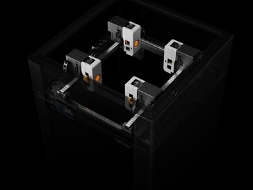 Configuración de cuatro cabezales en la LightMake L4.
