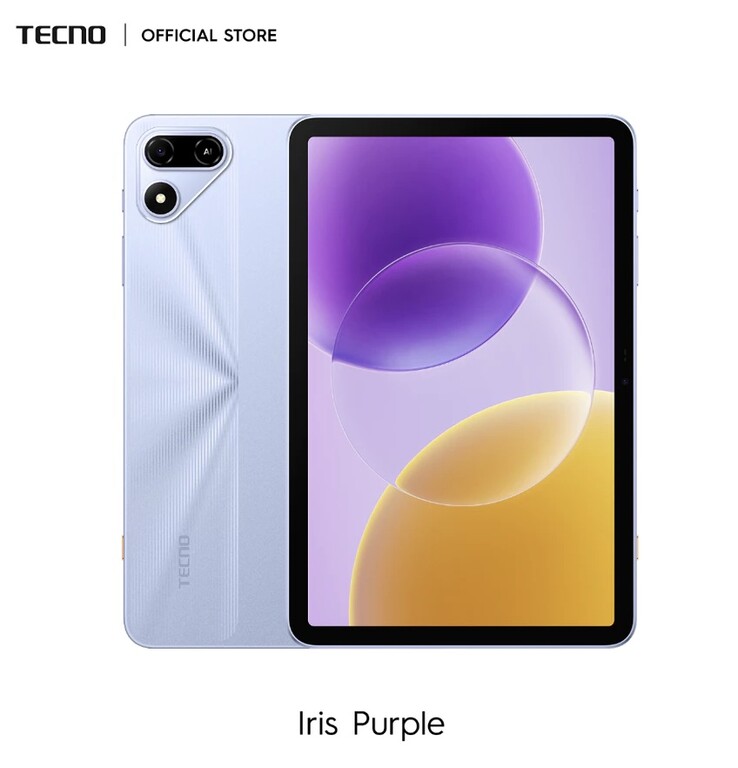 El Tecno Megapad SE 2 en color Iris Purple.