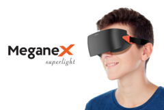 Shiftall anuncia el casco de RV superligero MeganeX con dos pantallas OLED de 2560x2560 120 Hz. (Fuente: Shiftall)