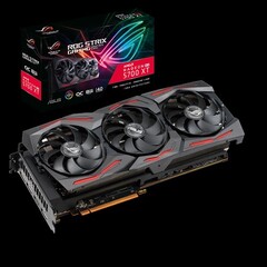 El ASUS ROG STRIX Radeon RX 6800 XT podría ofrecer una importante actualización sobre el actual buque insignia de AMD, el RX 5700 XT (Fuente de la imagen: ASUS)