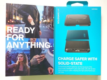 Interior de la solapa delantera.