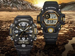 El nuevo reloj Casio G-Shock GDG-B100 podría basarse en el GG-B100Y (izquierda)