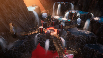 Una imagen que muestra un entorno en Dreamscaper.