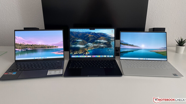 Asus Zenbook S 13 vs. Apple MacBook Air M2 vs. Dell XPS 13 Plus