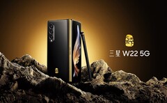 El Galaxy W22 5G soporta un S Pen personalizado. (Fuente de la imagen: Samsung)