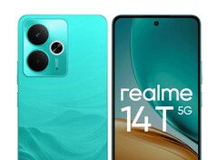 El Realme 14T se lanzará próximamente con una carcasa impermeable con certificación IP69. (Fuente de la imagen: Realme)