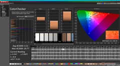 ColorChecker antes de la calibración