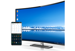 Los teléfonos inteligentes Huawei compartirían el mismo ecosistema que los monitores de pantalla Huawei. (Fuente de la imagen: Huawei)