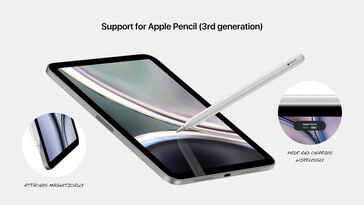 render del concepto del iPad mini 6 hecho por un fan. (Fuente de la imagen: Michael Ma/Behance)
