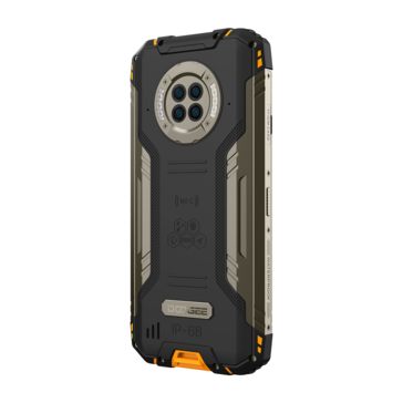 El S96 Pro tiene 3 opciones de color: Naranja de fuego... (Fuente: DOOGEE)