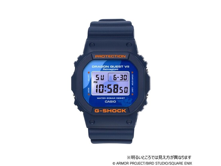 El reloj Casio G-Shock x Dragon Quest VII Reimagined DW-5600X. (Fuente de la imagen: Square Enix)