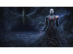 Una imagen promocional del videojuego Clive Barker&#039;s Hellraiser: Revival muestra a Pinhead de pie en el laberinto. (Fuente de la imagen: PlayStation Blog)