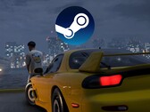 Telón de fondo de Forza Horizon 6 visto con el logotipo de Steam