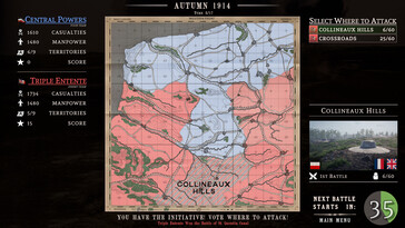 En la imagen: una captura de pantalla del juego «Over The Top: WWI».