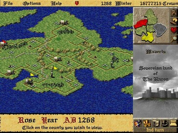 En la imagen: una captura de pantalla del juego «Lords of the Realm II».