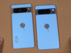 El «Pixel 8 Pro» de Corea del Norte y el modelo original, uno al lado del otro