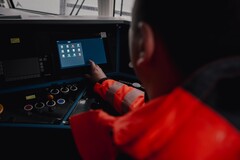 Smartscreen en la cabina del conductor del Vectron X