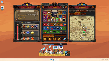 En la imagen: una captura de pantalla del juego «TBH: Task Bar Hero».