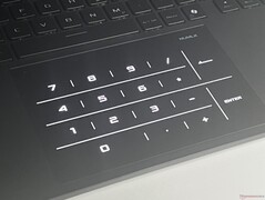 El ClickPad puede utilizarse como teclado numérico.