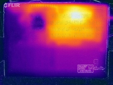 Prueba de resistencia a las temperaturas de la superficie (parte inferior)