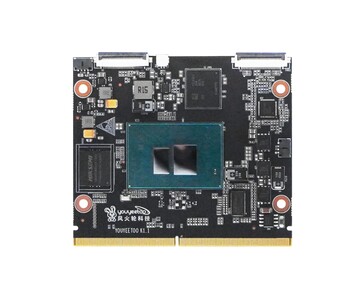 El módulo informático independiente del Youyeetoo K1 incorpora el procesador Intel N100, memoria y almacenamiento eMMC, y cuenta con un conector lateral tipo SO-DIMM 