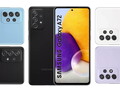 El Galaxy A72 estará disponible en cuatro colores en su lanzamiento. (Fuente de la imagen: WinFuture)