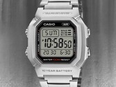 El reloj Casio W-800HD-1AV (en la imagen) tiene una correa de acero inoxidable. (Fuente de la imagen: Casio, editado)