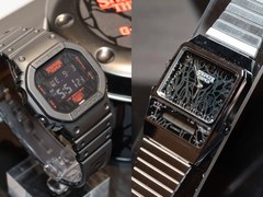 En la imagen, la colaboración Casio G-Shock x Stranger Things DW-5600 (izquierda) y AQ-800 (derecha). (Fuente de la imagen: @geesgshock en Instagram)