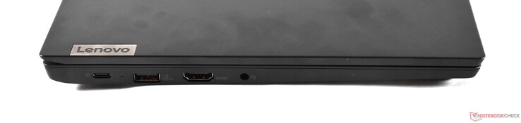 Izquierda: USB 3.2 Gen 1 Tipo-C, USB 3.0 Tipo-A, HDMI 1.4b, audio combo