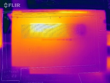 Prueba de estrés por calor residual - abajo