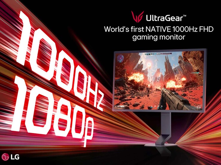 El LG UltraGear 25G590B admite 1000 Hz a 1080p.