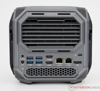 Acemagic M1A Pro+ - Conexiones en el panel posterior