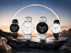 Los modelos Casio MTP-VT06L-1B, MTP-VT06D-7B, MTP-VT06D-1B y MTP-VT06L-7B (de izquierda a derecha)