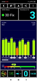 Prueba de GPS al aire libre