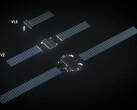 Comparación del tamaño de los satélites de SpaceX de la 3.ª generación frente a los de la 2.ª generación